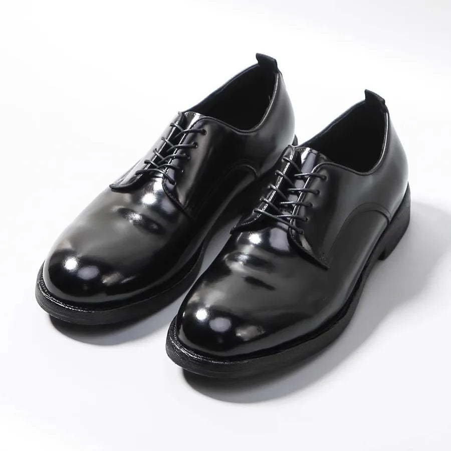 Men's Luxury Horsehide Oxford Shoes - Handcrafted Goodyear Welt Dress Shoes for Business/Wedding, Premium Formal Leather Shoes w