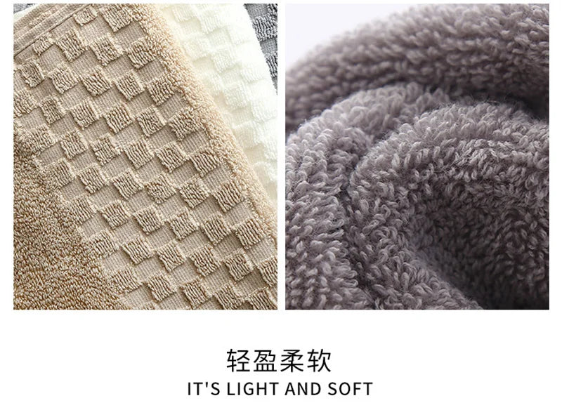 Large Cotton Super Absorbent Thick Towel Bath Towel Soft Bath Towel Comfortable Beach Towel face towel Household towels
