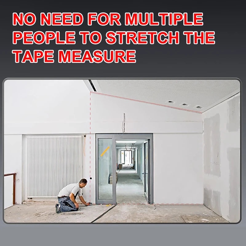 30M Mini Laser Distance Meter Continuous Measurement Electronic Ruler Infrared Measuring Instrument Handheld High-Precision