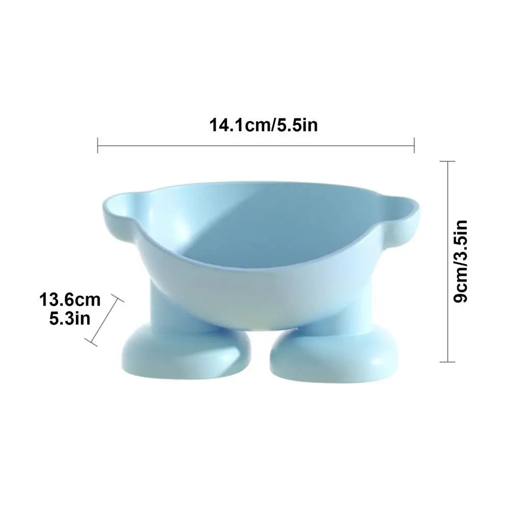 Tilted Elevated Bowl Pet Bowls Safe 15 Slanted Pet Feeder Neck Protection Non-Slip & Non-Spill Basic Dog Bowls For Easy Feeding
