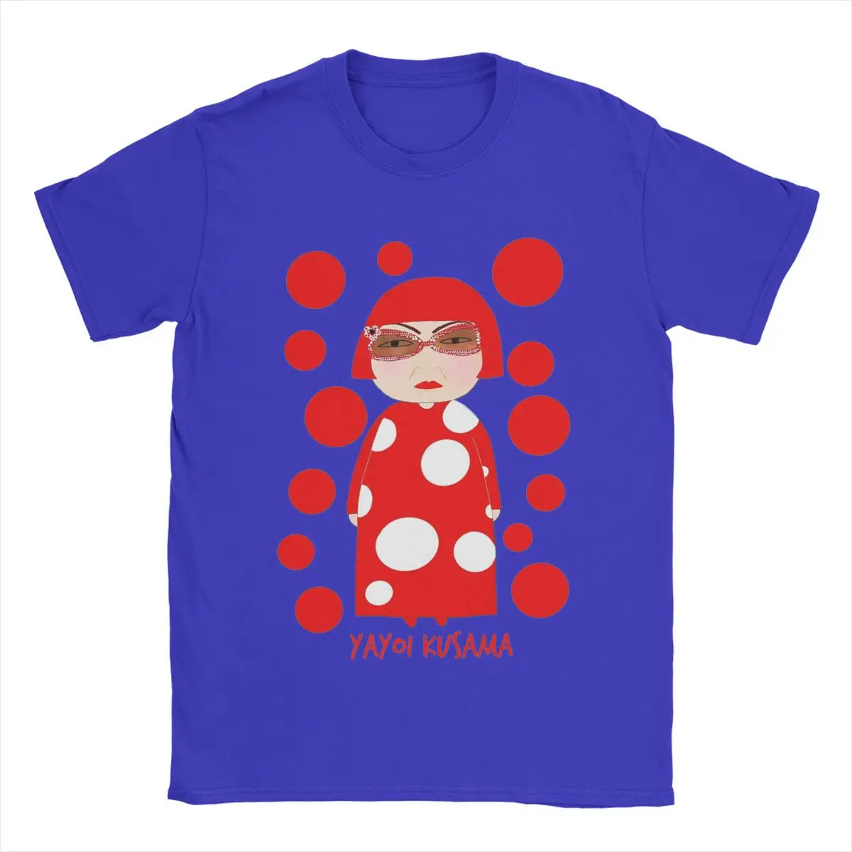 Men's Yayoi Kusama T Shirt Cotton Clothing Unique Short Sleeve Crew Neck Tees New Arrival T-Shirt