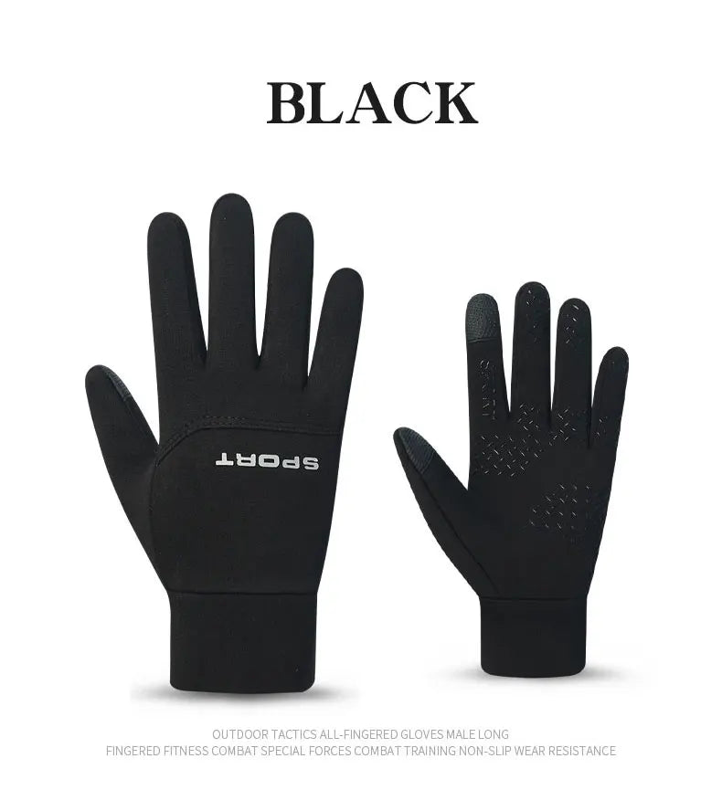 Football Gloves Waterproof Thermal Grip Outfield Cycling Player Bicycle Field Bike Sports Sports Outdoor guantes moto