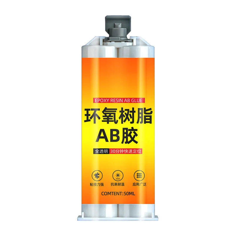 Epoxy Resin AB Adhesive Fast Drying Transparent High Adhesives Sealers Strong Liquid Glue For Metal Plastic Wood And Ceramic