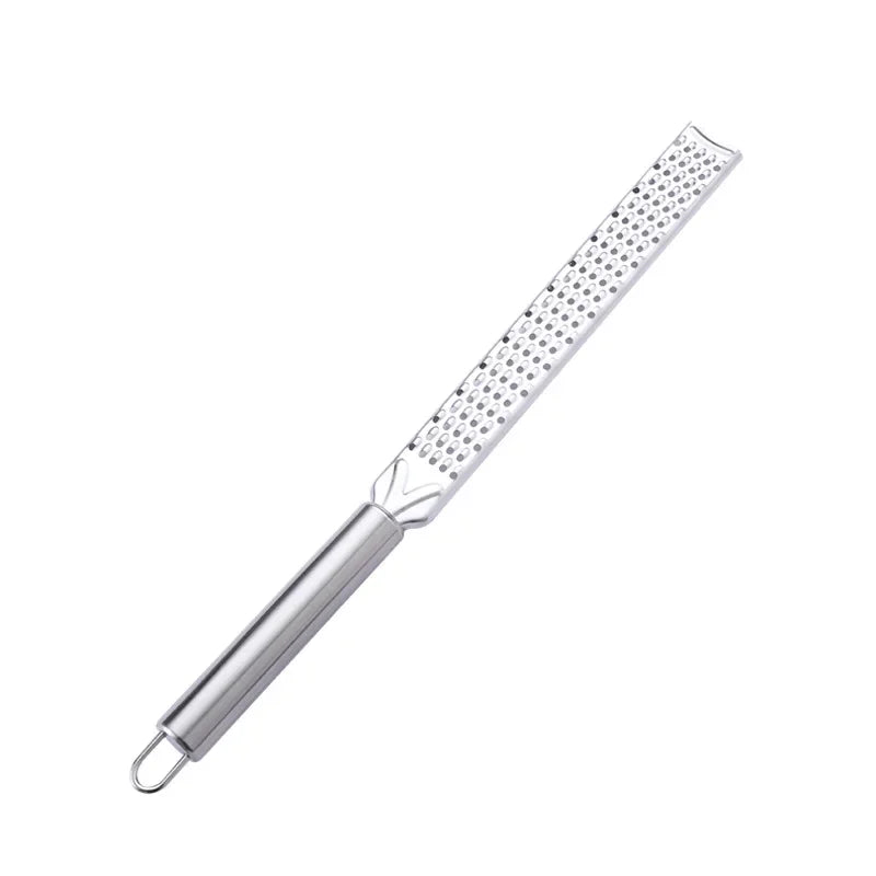 Stainless Steel Grater Cheese Long Planer Baking Handheld Cheese Grater Chocolate Grater Lemon Peel Scraper Cheese Grinding Tool