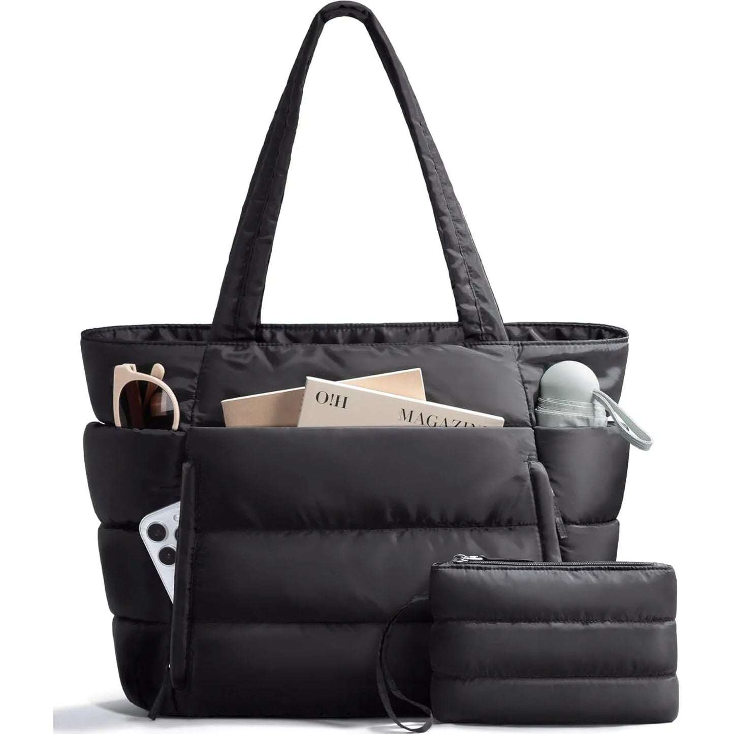 Women Tote bag large-capacity shoulder bag multi-functional travel toiletry makeup bag