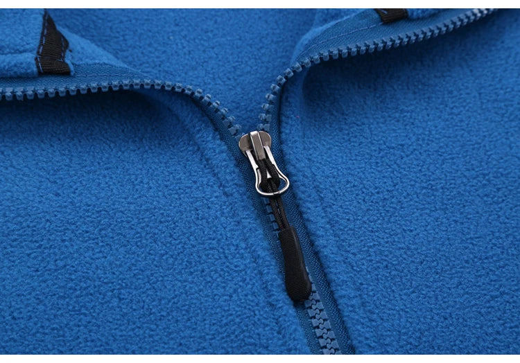TRVLWEGO Winter Jackets For Men Warm Soft Shell Polar Fleece Jacket Climbing Camping Hiking Skiing Windproof Coat Inner Clothes