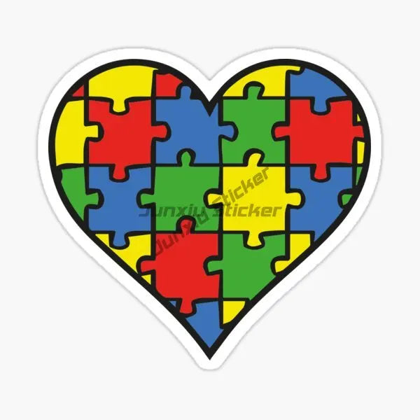 AUTISM Motorcycle Laptop Car RV SUV Wall Car Stickers PVC Vinyl Reflective Stickers Decals