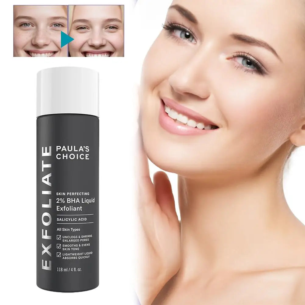 100% Authentic Paula's Choice SKIN PERFECTING 2% BHA Salicylic Acid Treatment Serum Gentle Exfoliation Smooth Skincare Essence
