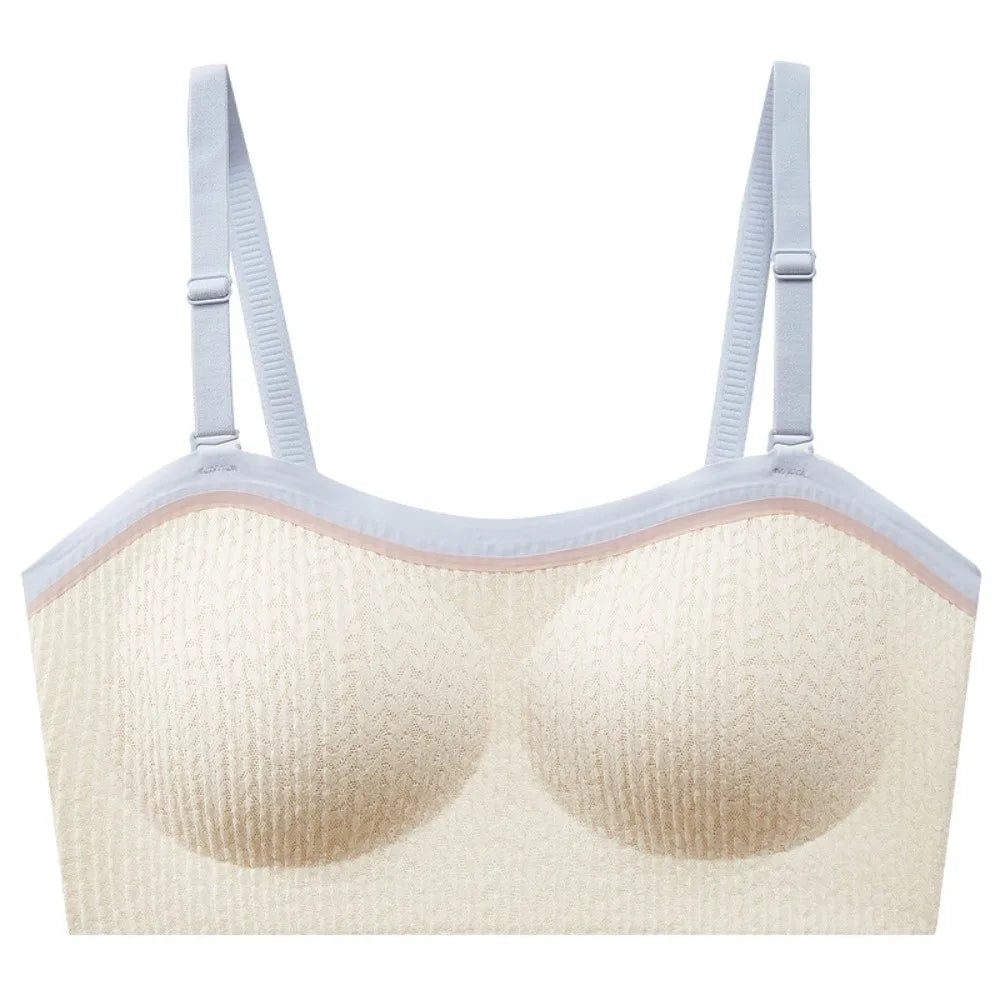 Lingerie Adjustable Wireless Bra Elastic Traceless Close-fitting Push Up Underwear Anti-sagging Shockproof Brassiere for Women