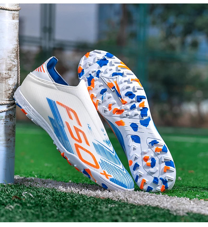 High Quality Mens Football Boots F50 Boys FG/TF Training Studded Fast Soccer Cleats Pro Non Slip Football Shoes for Man 35-45