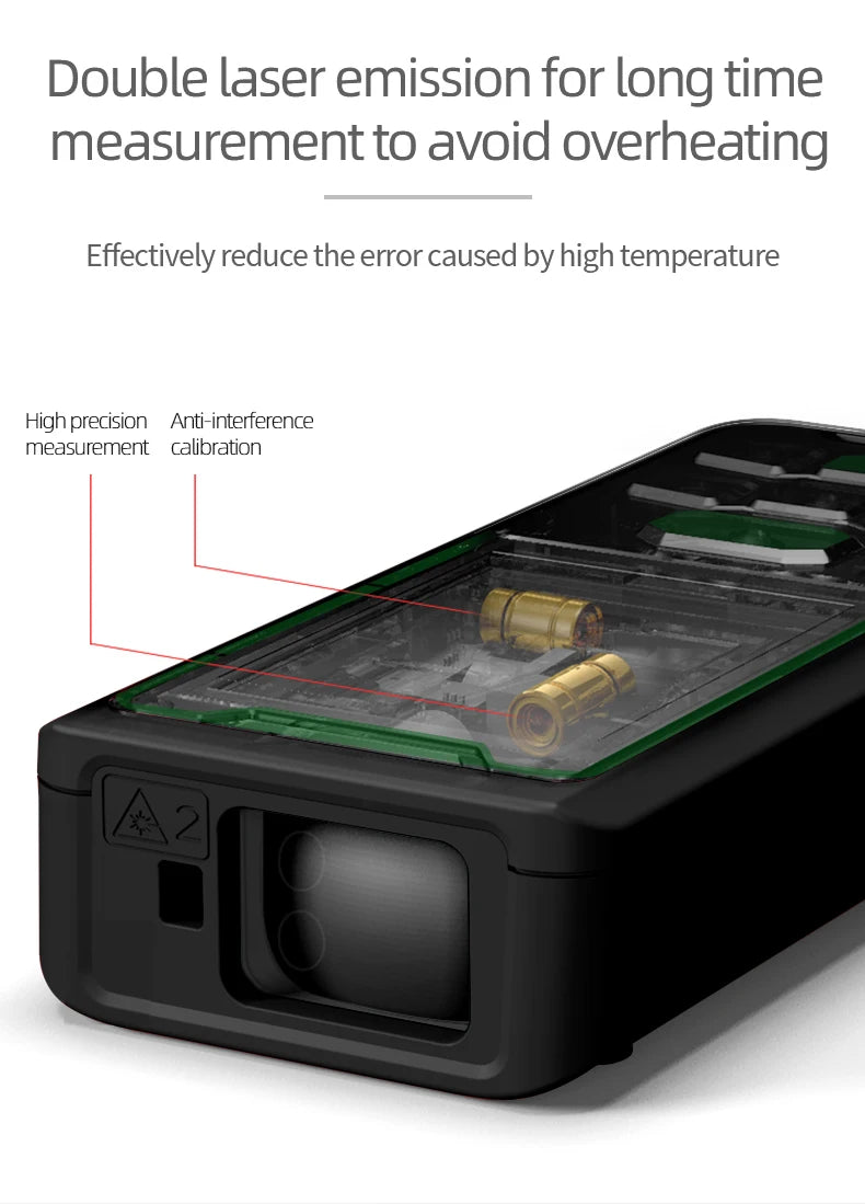 SNDWAY Laser Distance Meter 50m 70m 100m 120m Rangefinder Digital Range Finder Trena Roulette Ruler Distance Measuring Tape
