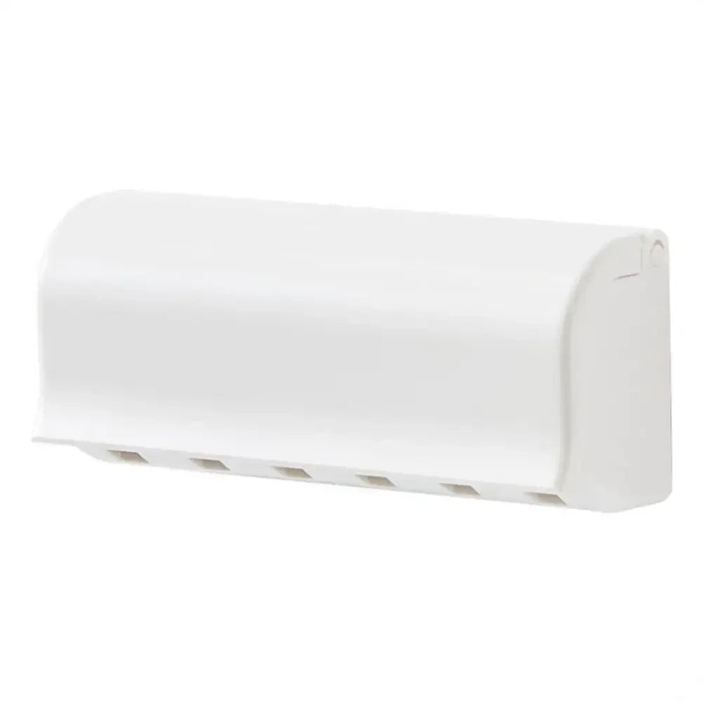 Bathroom Toothbrush Holder Wall Mounted Toothpaste Rack Punch-free Tooth Brush Storage Holder Bathroom Accessories