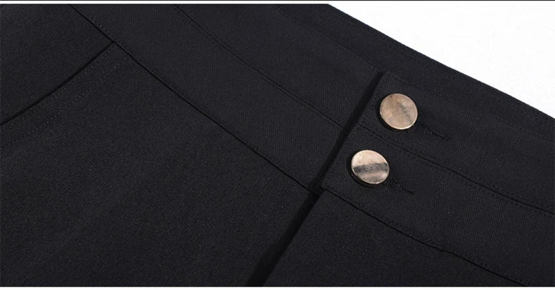 Trendy Women's Pajama Pants Cozy Soft Knitted Full-Length Trousers With Zipper Buttons Decor Ideal For Casual And Commute Wear