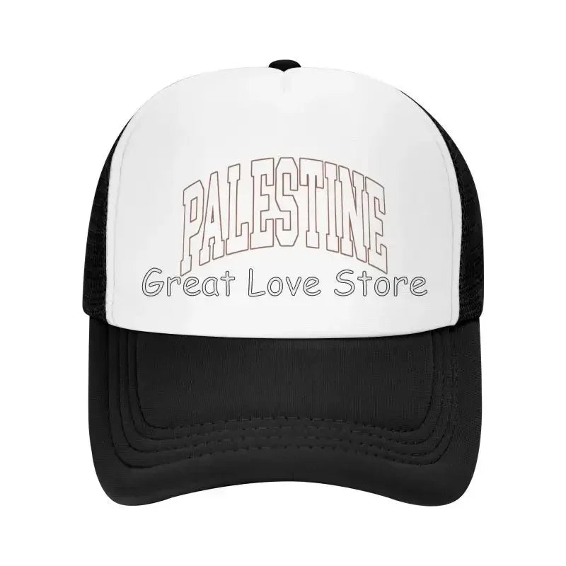 Palestine Flag Baseball Caps Breathable Mesh Cap for Women Men Summer Outdoor Casual Sun Protection Hat Adjustable Snapback Hat