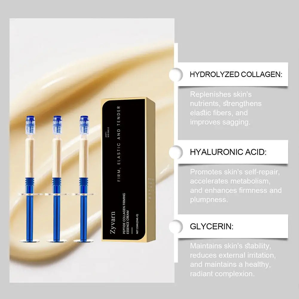 3pcs/Set Deep Moisturizing Brightening Cream Double Collagen Firming&lifting Face Cream Antiwrinkle Repair Cream Korean Skincare