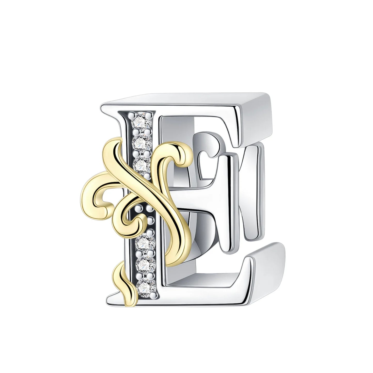 925 Sterling Silver Full series of A-Z letters pendant Charms For Original  Bracelet Charm Necklace Diy Female Jewelry