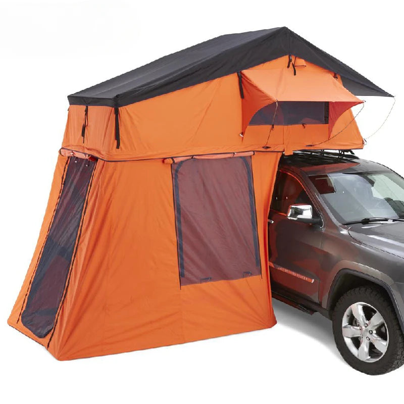 Soft shell roof tent, fully waterproof for all seasons of track tents