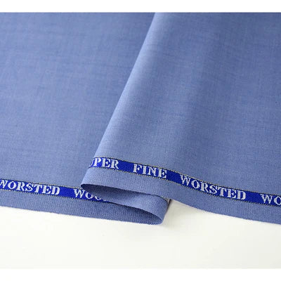 High Count 50% Worsted Wool Fabric For Suits Sewing Blazer Vest Pants Coat DIY High End 280g/m Serge Cloth Material 50X150cm