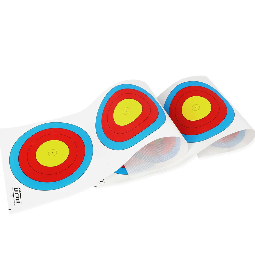 Archery Target Paper 10pcs Standard Competition Target for Recurve Compound Bow Hunting Shooting Practice Archery Accessories
