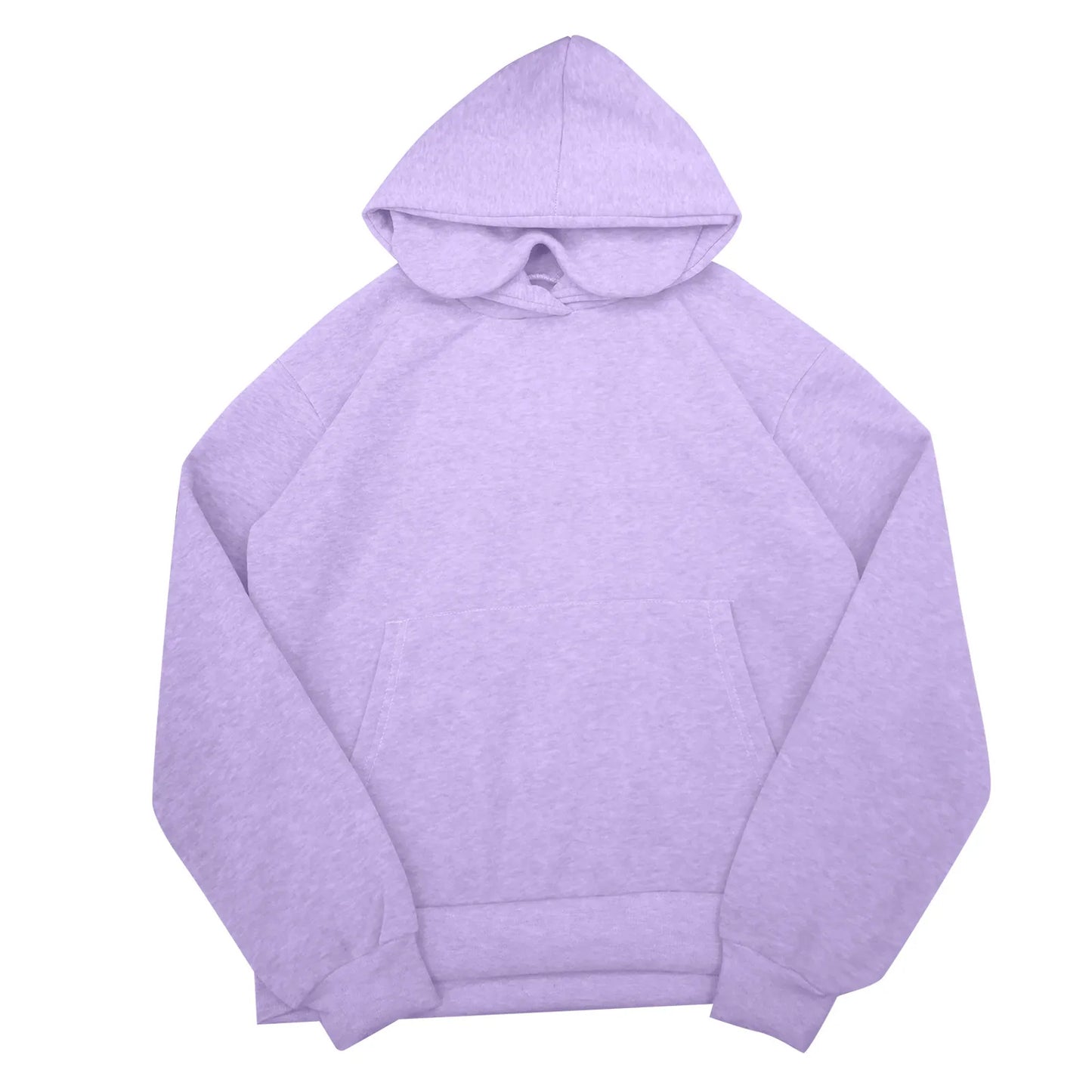 Oversize Hooded Sweatshirt Women With Eye Mask Solid Color Loose Casual Hoodies Sport Running Plus Size Sweatshirt Pullover
