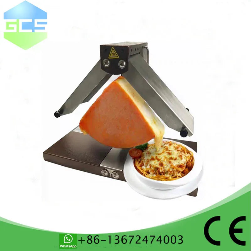 Semi-circle Triangle Cheese Electric Melting Machine - Commercial Dry Cheese Heating Machine for Western Restaurants and Cafés