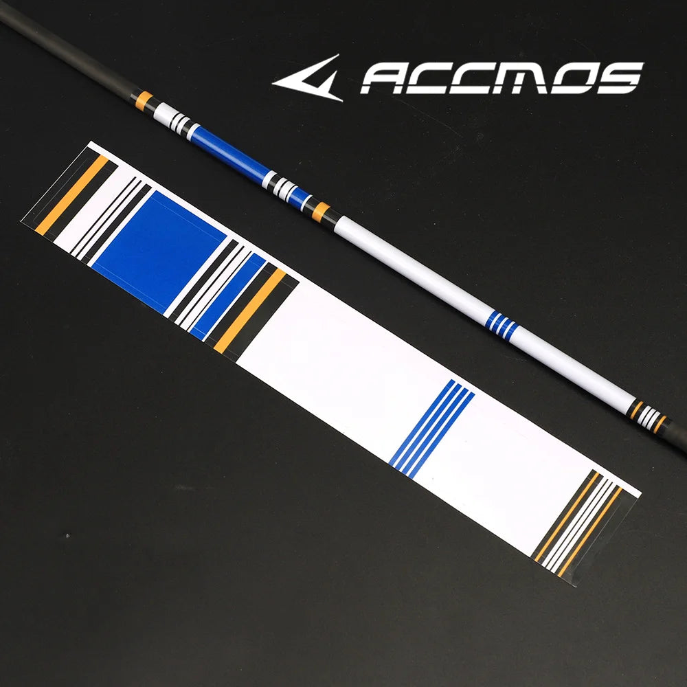 Archery Arrow Stickers Shaft Decal Set - Durable Archery Accessories