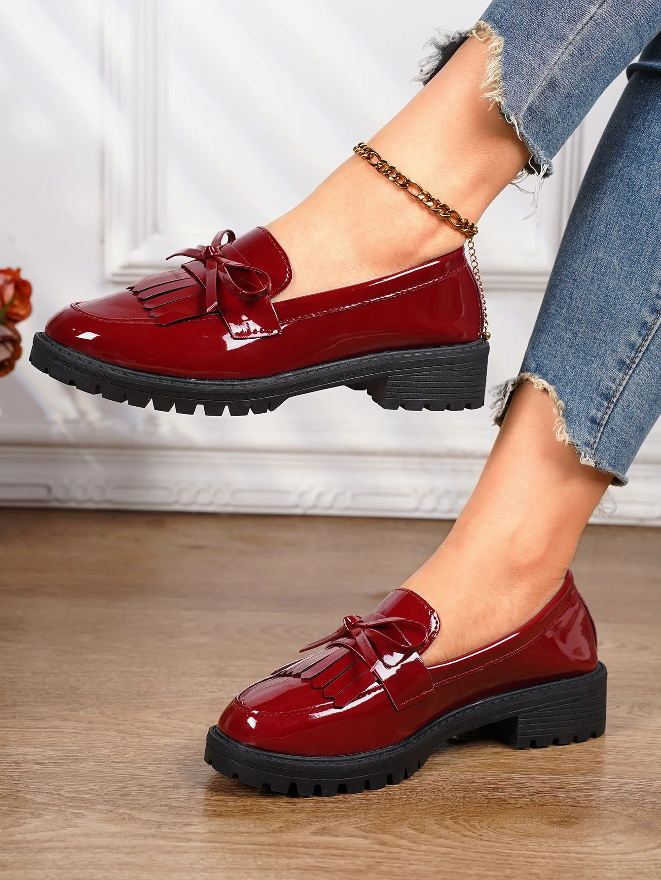Comemore Women Flat Oxford Shoes Soft Leather Sneakers Low Medium Heeels Pumps Slip on Loafers Summer Footwear for Woman Zapatos