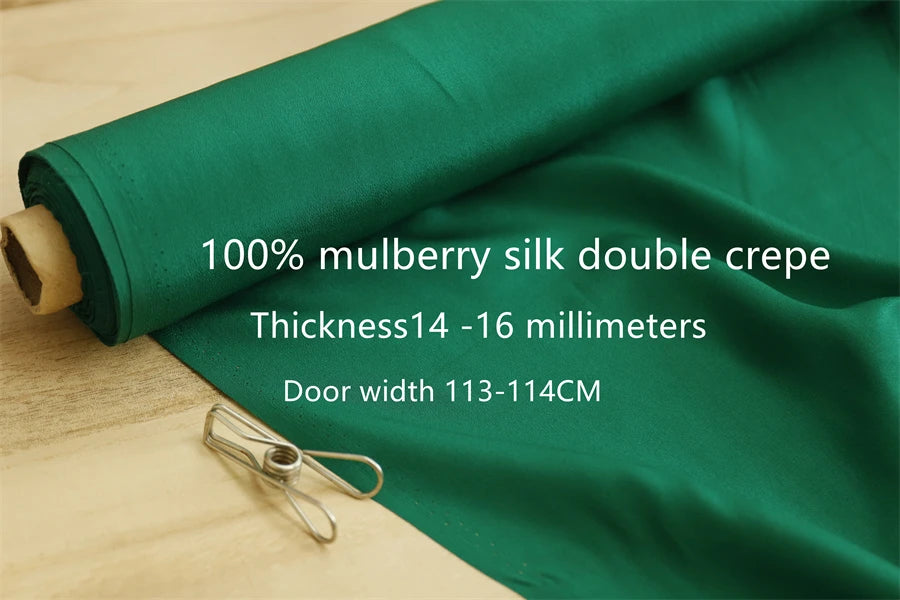 Pure silk shirt clothing fabric wide silk crepe silk fabric crepe dress special offer100% pure silk crepe 25 color selection