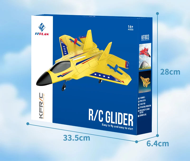 RC Plane KF803 2.4G With LED Lights RC Flying Model Glider RC Vertical Plane EPP Foam Toy Airplane Gifts For Kids