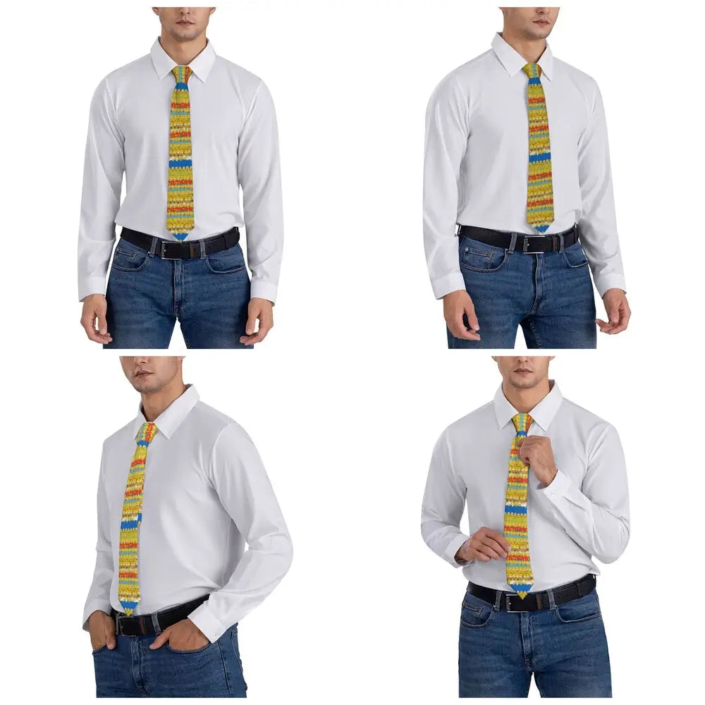 Personalized The S-Simpsones Homer Neck Ties Men Formal Silk Wedding Neckties