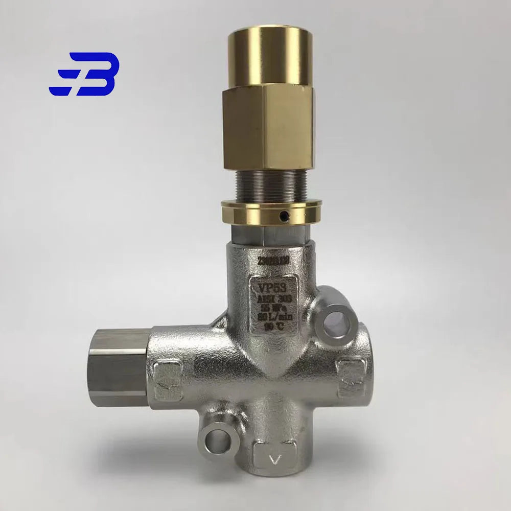 500-600bar Pressure Washer Adjustable High Pressure Washer Parts Regulator Bypass Pressure Washer Unloader Valve VHP60