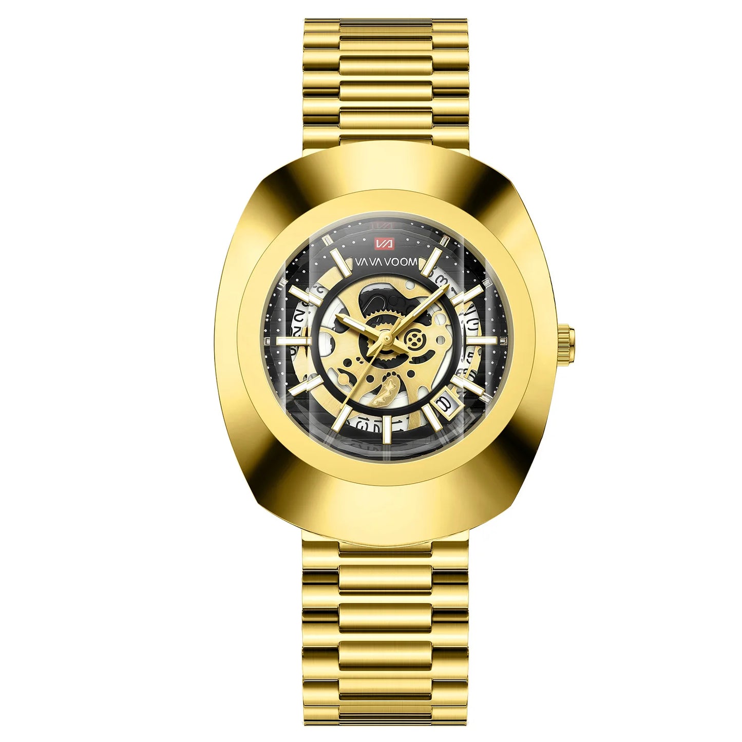 Gold Men Wrist Watches For Male Clock 2025 Top Brand Luxury Golden Fashion Men Quartz Watches Waterproof Wristwatches Dropship