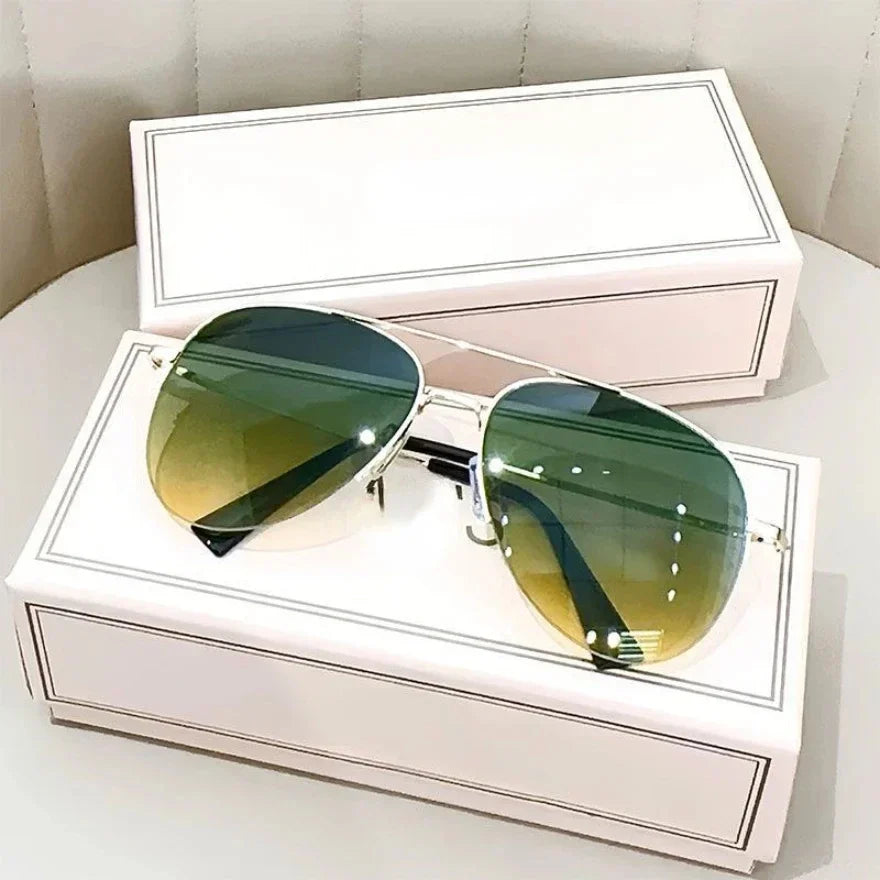Outdoor Polarized Sunglasses Unisex Men Women Gradient Lens UV400 Driving Travel Sun Glasses Male Ultralight Anti-glare Goggles
