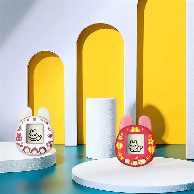 FRIHA-Handheld Retro Virtual Pet Machine Game Console Electronic Digital Pet  For Kids Children