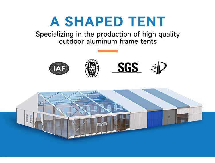 2026 New Popular Mobile Wedding Hall  for 500 People Outdoor Event Luxury Marquee Waterproof Fabric Tendas Para Eventos Em Geral