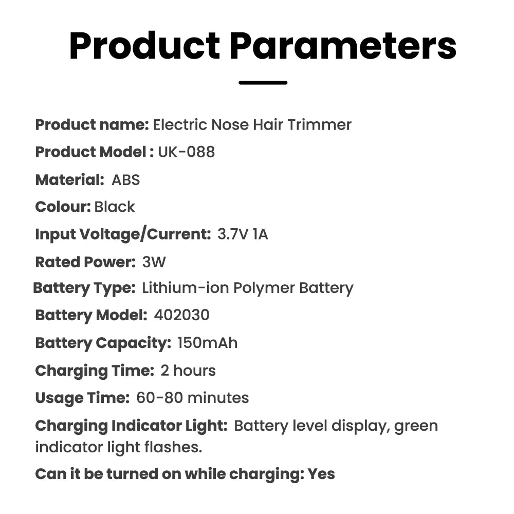 Electric Nose Hair Trimmer Implement Shaver Clipper Men Women Ear Neck Eyebrow Trimmer Shaver Man Clean Trimer Razor Remover Kit