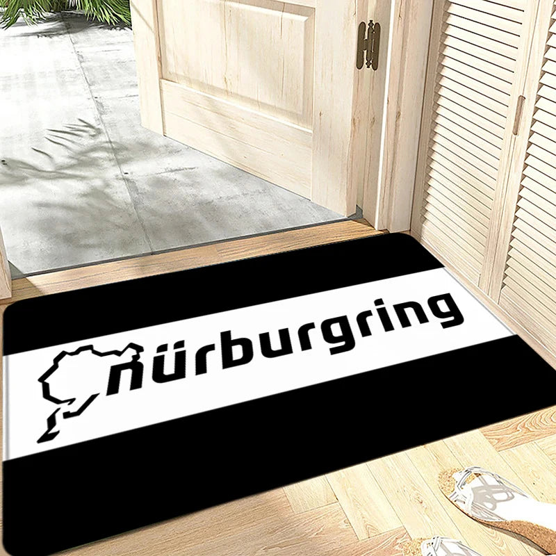 House Entrance Doormat Hallway Carpet Nurburgring Race Track Rug Living Room Rugs Foot Carpets Floor Mats Non-slip Home Decor