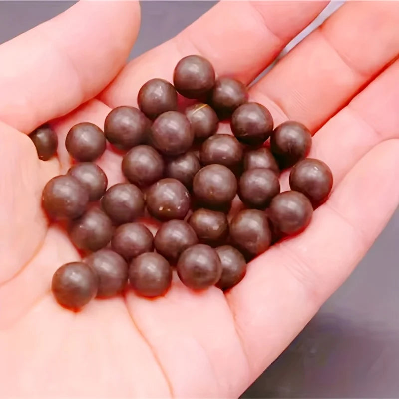 500Pcs Slingshot Mud Balls, 8mm Mud Balls, Suitable for New Practice, Target Court Practice, Outdoor Sports Entertainment, Weighty Mud Balls with No Offset, Smooth Surface, Smooth Grip, Perfect for Slingshot Practice Shooting