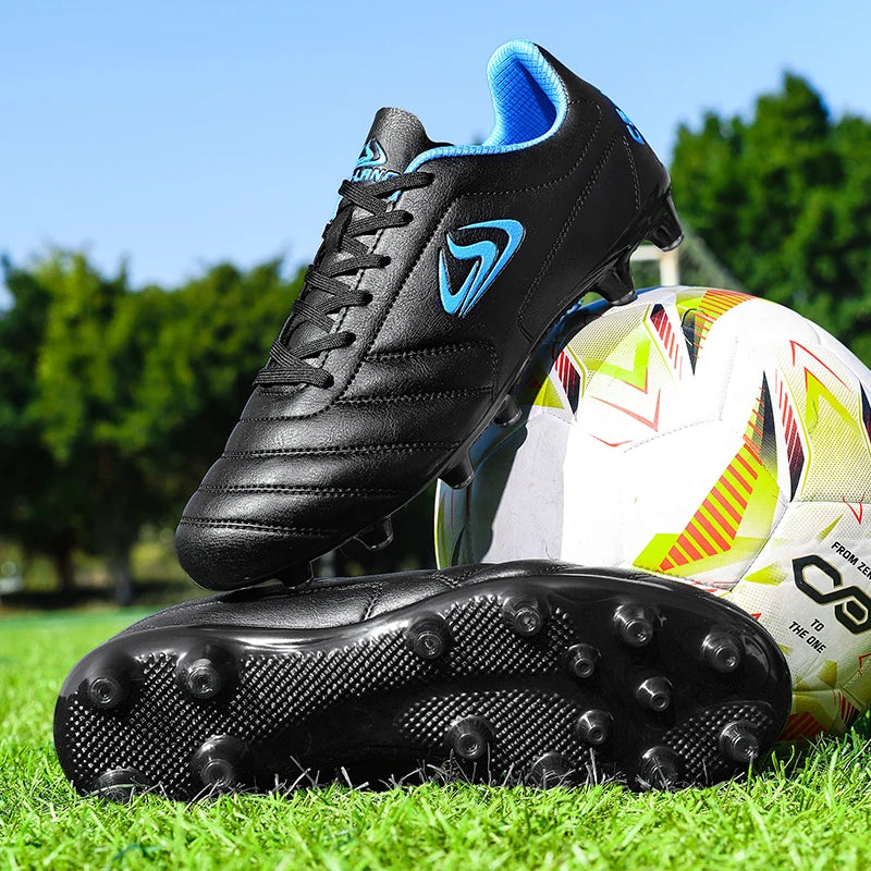 New Men Football Boots Outdoor Soccer Shoes TF FG Grass Cleats Comfortable Training Shoes Match Futsal Breathable Sport Indoor