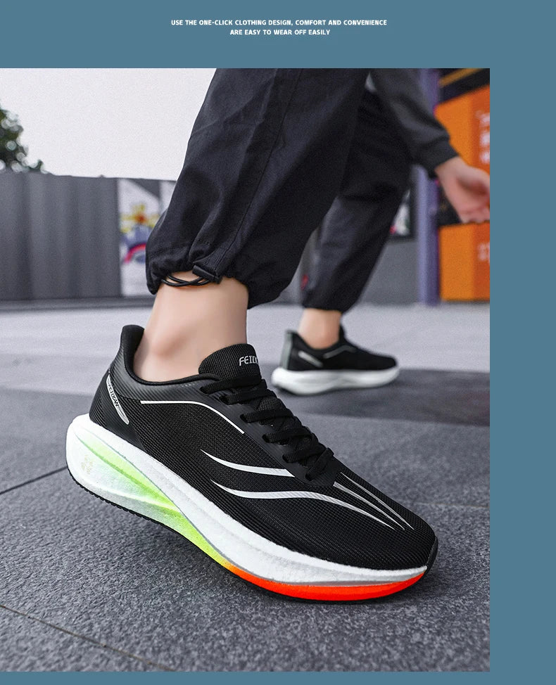 Running Shoes Training Speciality Marathon Men Sports Breathable Lightweight Women's Comfortable Nonskid Leisure Sneakers