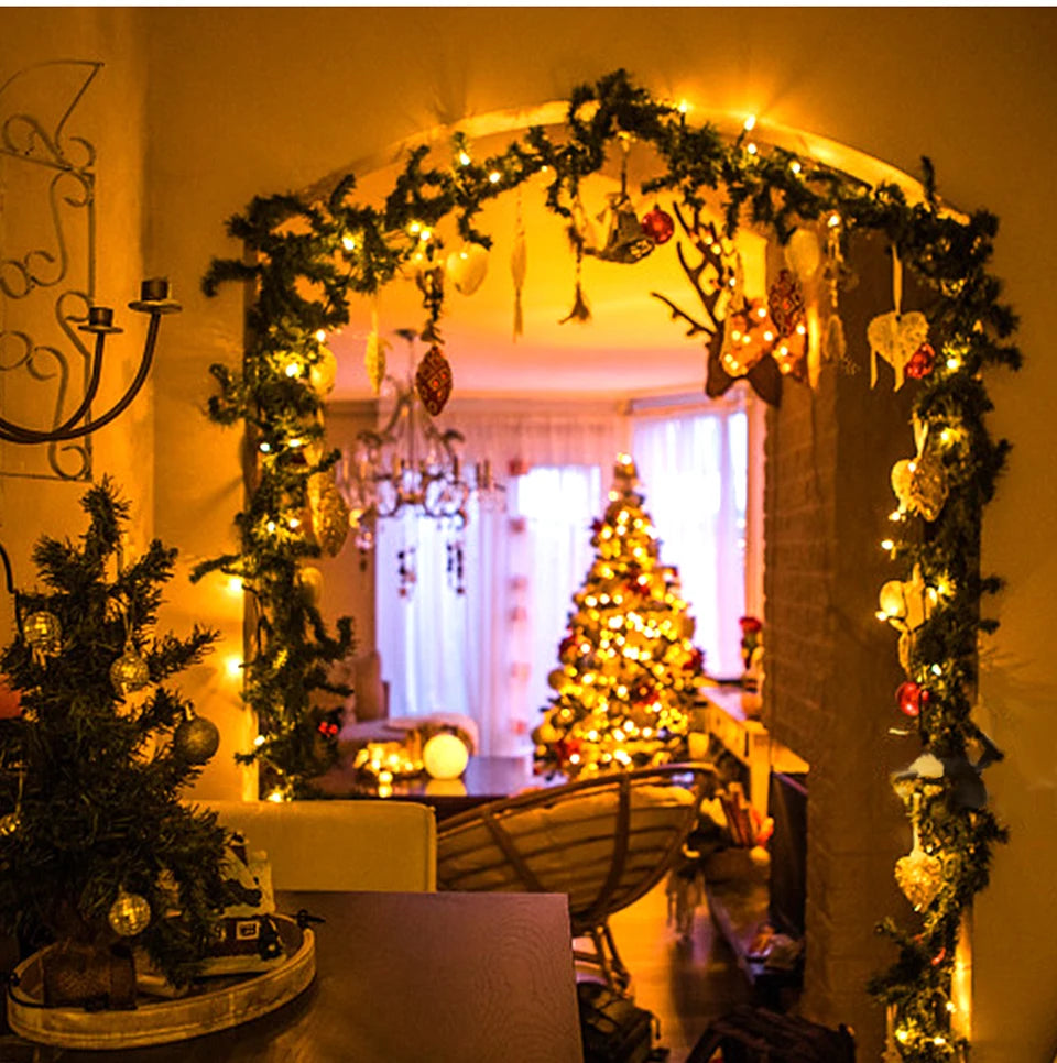 Decorative String 50M 100M 24V LED Strip Light Waterproof Fairy Garland Lights For Outdoor Garden Home Christmas New Year Decor