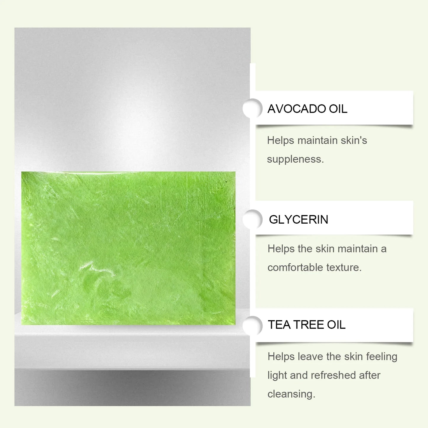 Gentle Skincare Soap Hydrating Improve Dullness Natural Aloe Vera Smoothing Skin Alleviate Body Odor Silky Care Nourishing Soaps