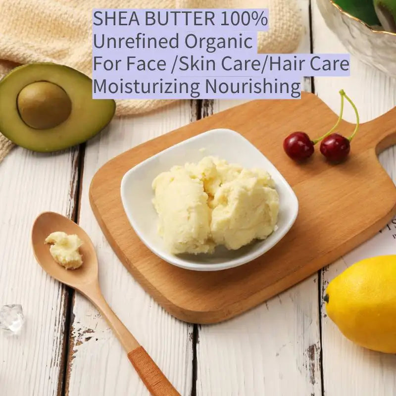 50g/100g Natural Organic Unrefined Shea Butter Oil Skin Care Body Massage Oil Moisturizing Nourishing Cosmetics Raw