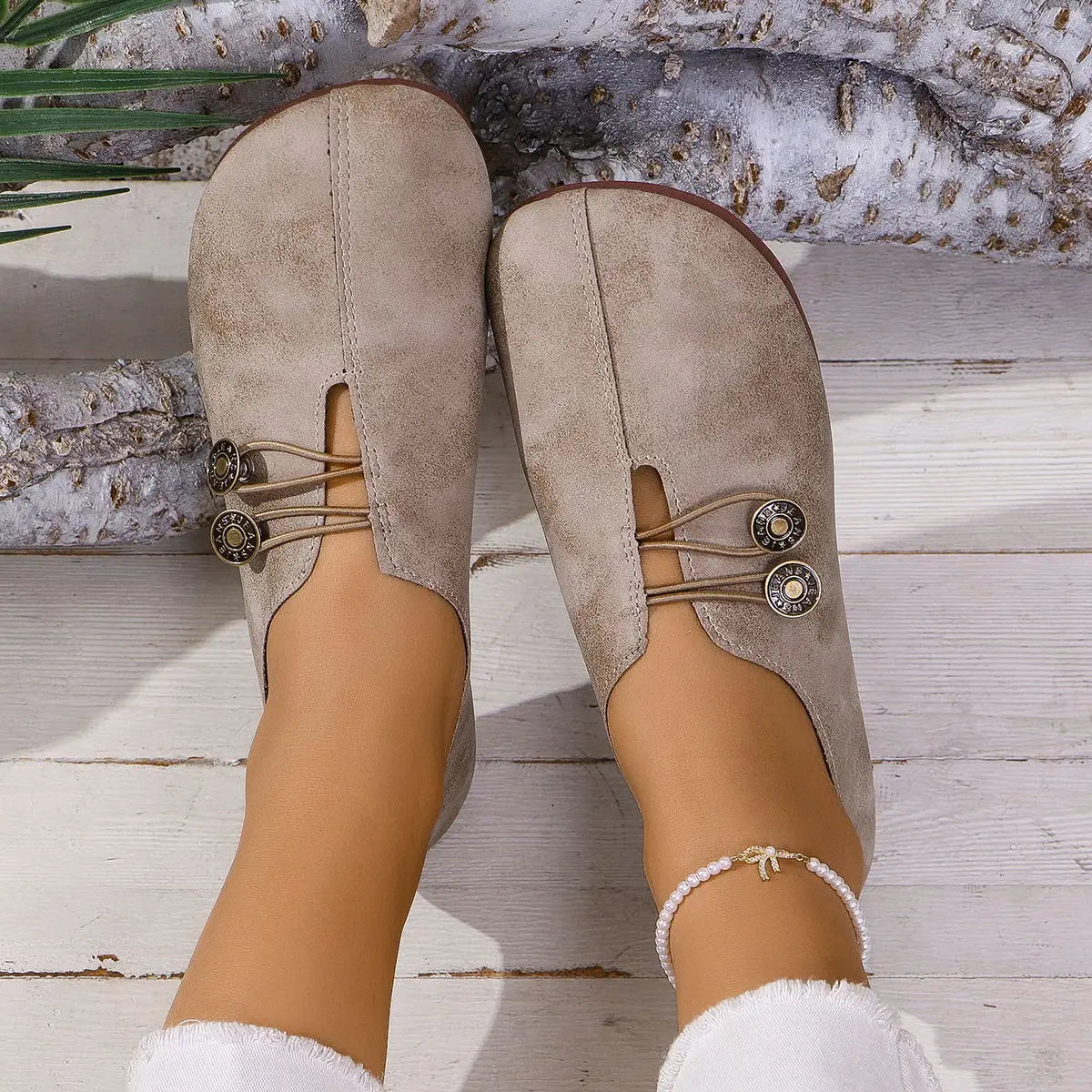 Women's Flat Shoes Soft and Comfortable Walking Light Non-slip Loafers Fashion Women's Leather Shoes Spring and Autumn 2024 New
