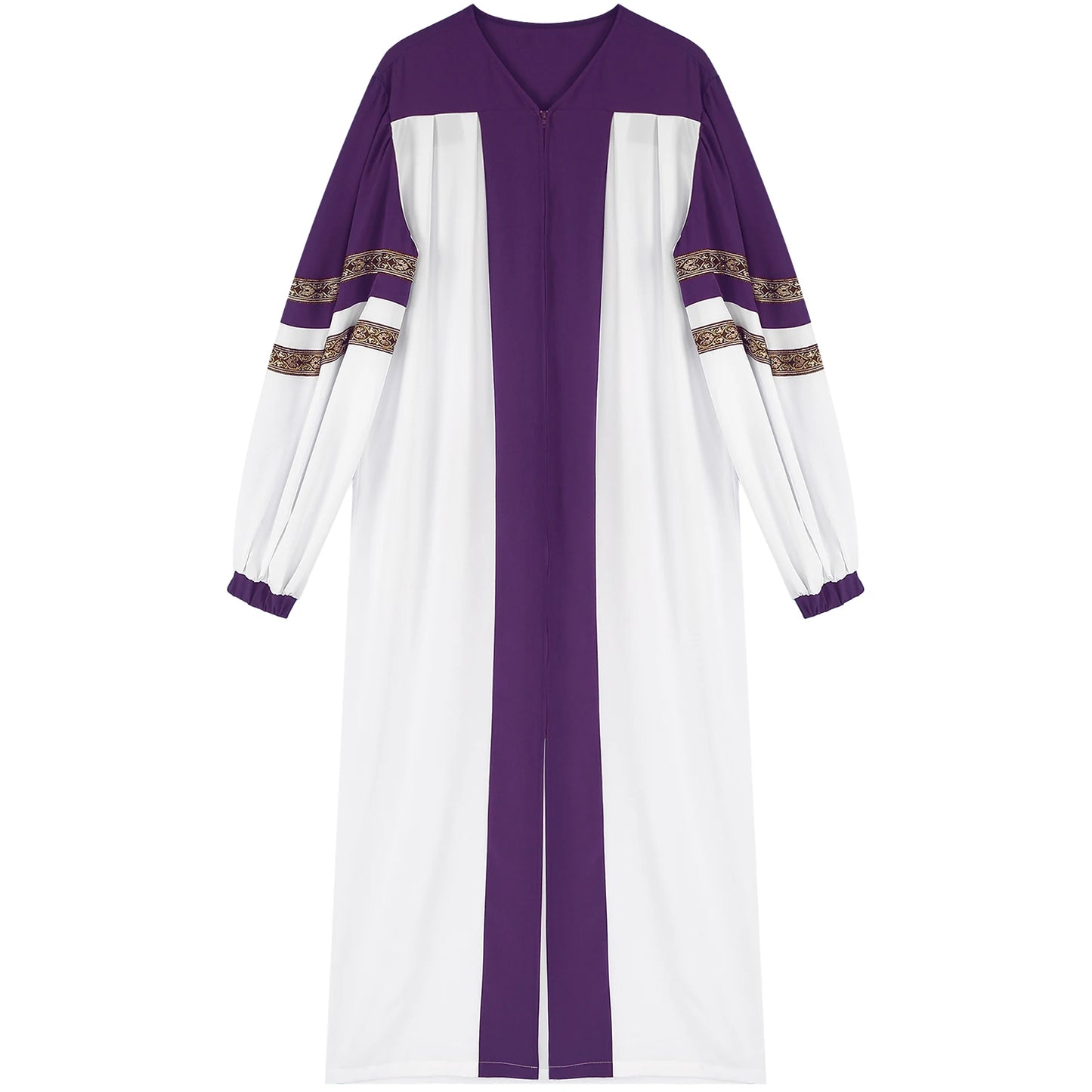 Womens Church Clergy Loose Choir Robe Dress Priest Preacher Dresses Baptism Confirmation Officiant Costume Praise Worship Dress