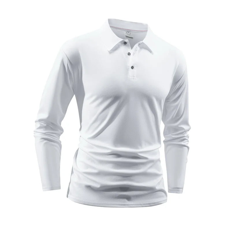 New Men's Loose Comfortable and Fashionable Polo Shirt Versatile in Spring Autumn Trends High-quality and Comfortable Top