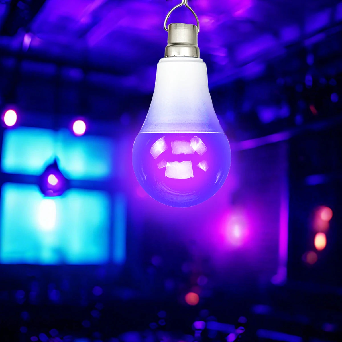 USB uv black light bulb 5V with switch violet light tube suitable for fluorescent birthday party cabinet decoration magic carpet
