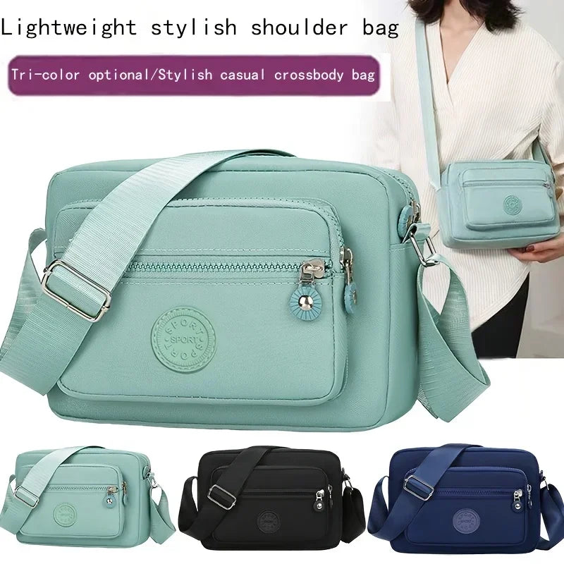 Fashionable Crossbody Bags for Women Leisure Shoulder Bag with Adjustable Shoulder Strap Zipper Closure Suitable for Daily Use
