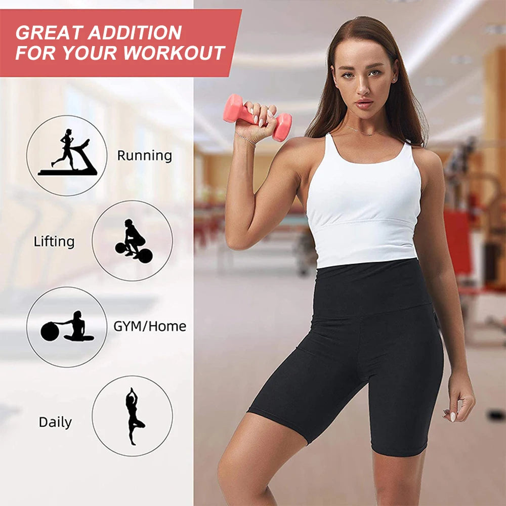 Sauna Sweat Pants for Women High Waist Slimming Shorts Compression Thermo Workout Fitness Thighs Body Shaper