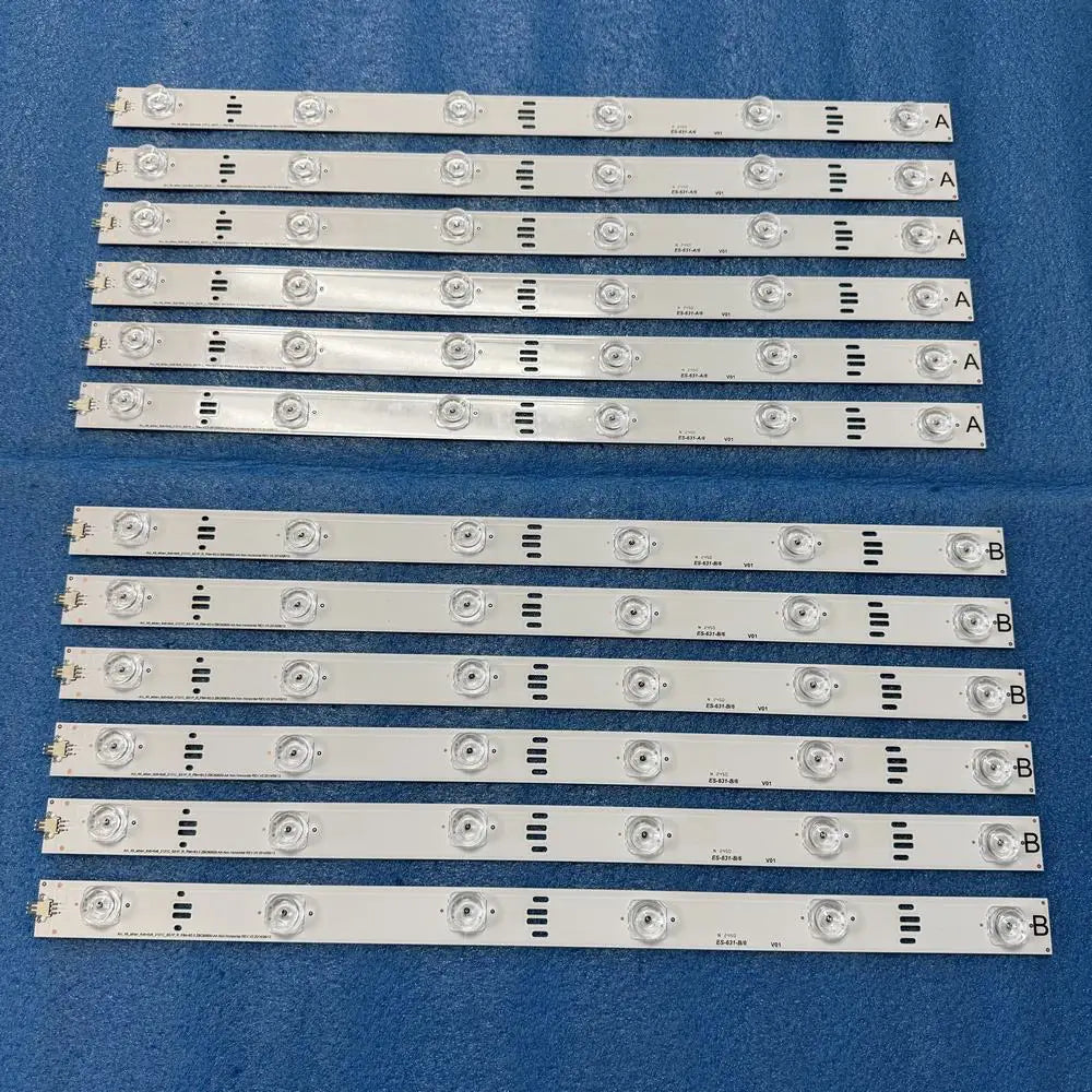 LED strip(12) for GRUNDIG 49CLE8475BL 49CLE8475SL 49VLE7520BL 49VLE7525BP 49VLE810BL 49VLE822BL 49VLE825BL 49VLE840BH 49VLE841BL